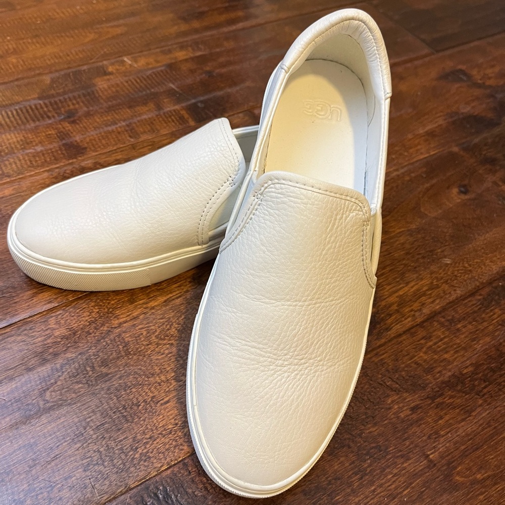 White Size 7 UGG slip ons